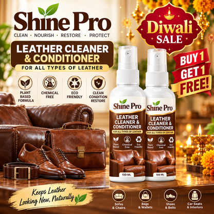 Shine Pro Leather Cleaner & Conditioner | Buy 1 Get 1 Free