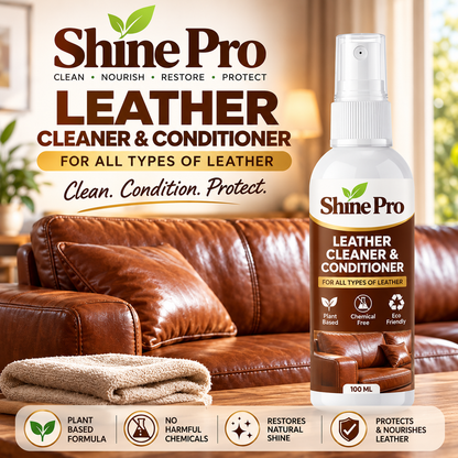 Shine Pro Leather Cleaner & Conditioner | Buy 1 Get 1 Free