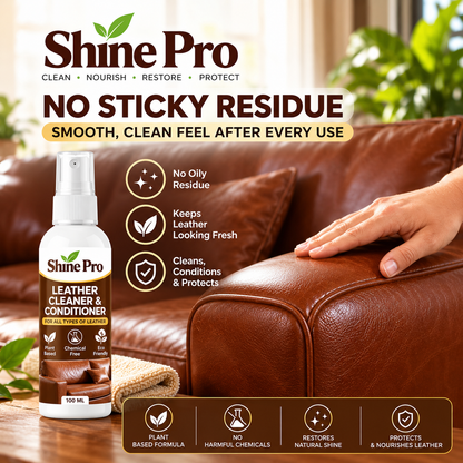 Shine Pro Leather Cleaner & Conditioner | Buy 1 Get 1 Free