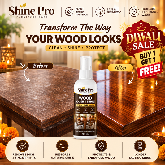 Buy 1 Get 1 Free | Polish Pro Instant Wood Polish & Shiner - 100 ml