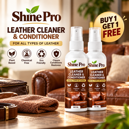 Shine Pro Leather Cleaner & Conditioner | Buy 1 Get 1 Free